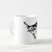 Vogelsilhouet Koffiemok (Voorkant links)
