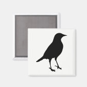 Vogelsilhouet Magneet (Voorkant / Achterkant)