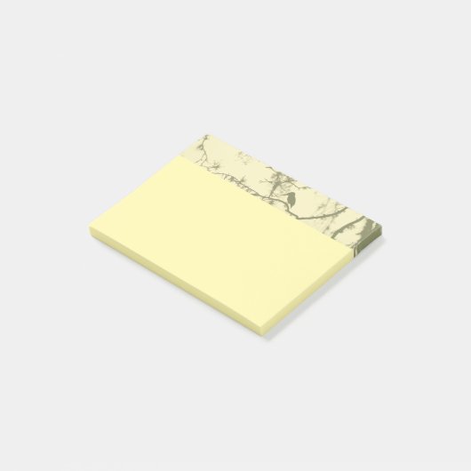 Vogelsilhouet Post-it® Notes (Schuin)
