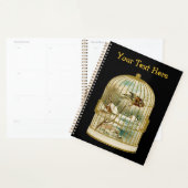 Vogelsneeuw Gedekt Boerderij door Stream in Gold B Planner (Display)