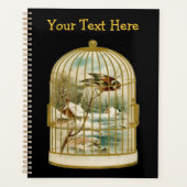 Vogelsneeuw Gedekt Boerderij door Stream in Gold B Planner (Voorkant)