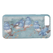 vogelsoorten in Shabby Chic Case-Mate iPhone Case (Achterkant (Horizontaal))