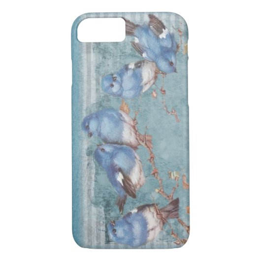 vogelsoorten in Shabby Chic Case-Mate iPhone Case (Achterkant)