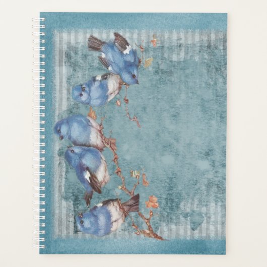 vogelsoorten in Shabby Chic Planner (Voorkant)