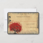  vogelsoorten met hartverscheuringen RSVP-bruiloft RSVP Kaartje (Voorkant)