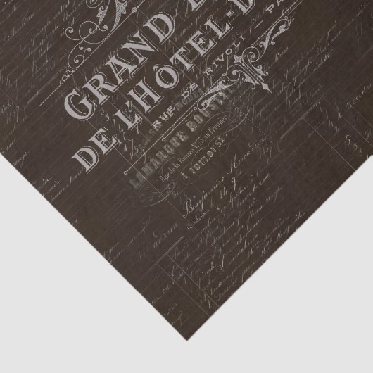  vogelsoorten Rozen Franstalig donker weefselpapie Tissuepapier (Detail)