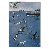  vogelsoorten, zeegarren en Vissende boten (Voorkant)