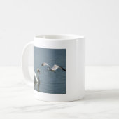 Vogelsport met zwaan koffiemok (Voorkant links)