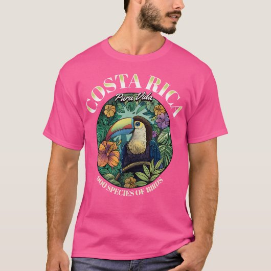 Vogelspotten in het paradijs Toucans van Costa Ric T-shirt (Voorkant)