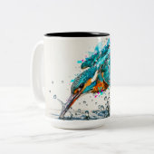 Vogelspotter Cadeau Stunning IJsvogel Mok (Voorkant links)