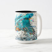 Vogelspotter Cadeau Stunning IJsvogel Mok (Voorkant rechts)