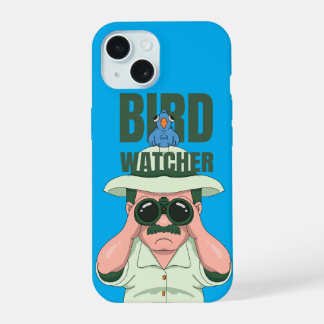 Vogelspotter Hobby vogelobservatie  natuurwaarneme iPhone 15 Case