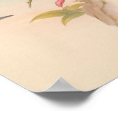  vogelstand Art Bird Print Flowers Nest (Hoek)