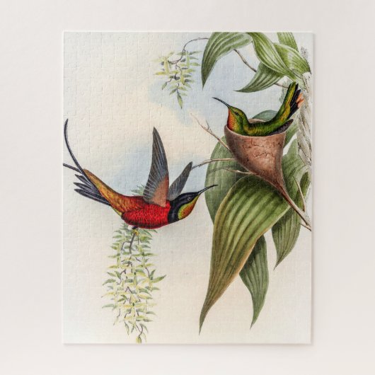  vogelstand door John Gould Legpuzzel (Verticaal)
