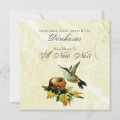 vogelstand en nestbeweging aankondiging (Voorkant)