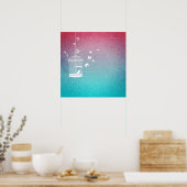 vogelstand en vogels poster (Keuken)