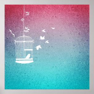  vogelstand en vogels poster