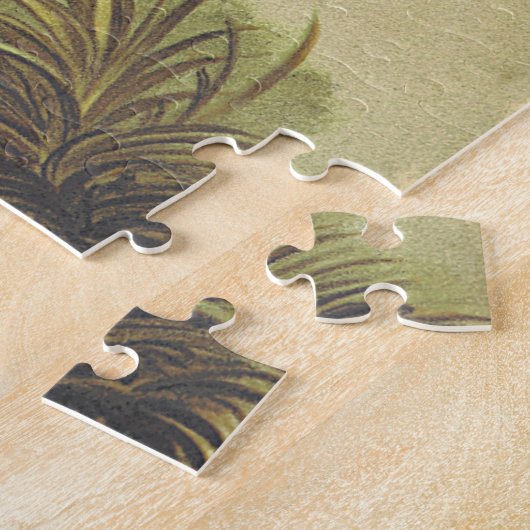 Vogelstand op de grond legpuzzel (Zijkant)