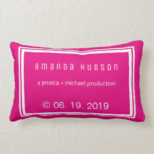 Vogelstatistieken van de baby op maat kussen