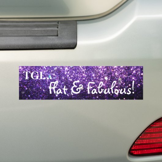 Vogelsticker en gedraaide bumpersticker (Op auto)