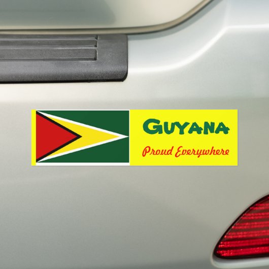 Vogelstickers van Guyana Bumpersticker (Op auto)