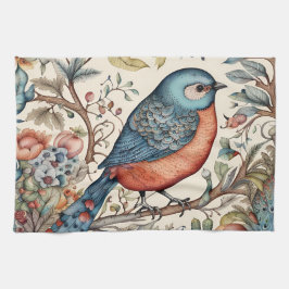  vogelstof Scandinavisch stoffenontwerp Theedoek