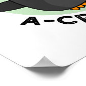 Vogelstraffen zijn een Crow-Kay Funny Crow Pun Poster (Hoek)