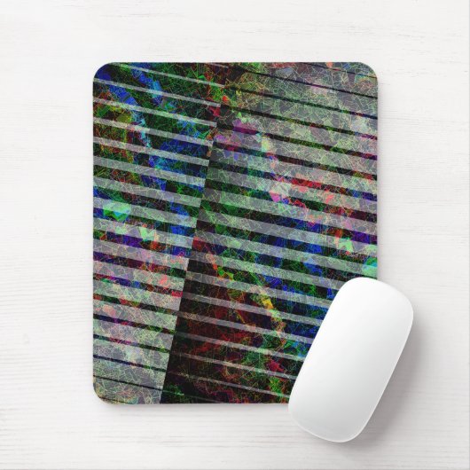 Vogelstroken en gekleurde krassen, met knippen muismat (Met muis)