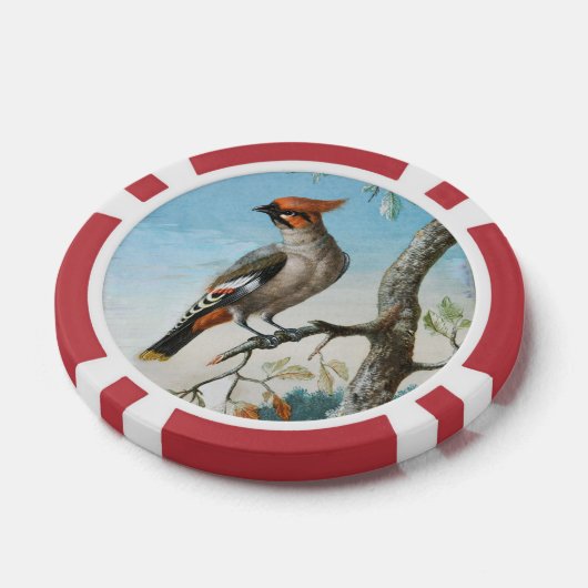 Vogelstudie door George Edwards (1694-1773) Poker Chips (Enkel)