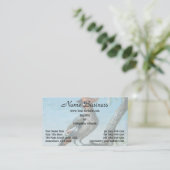 Vogelstudie door George Edwards (1694-1773) Visitekaartje (Staand voorkant)