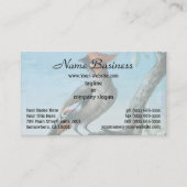 Vogelstudie door George Edwards (1694-1773) Visitekaartje (Voorkant)