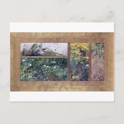 Vogelstudies, Bruno Liljefors Briefkaart (Voorkant)