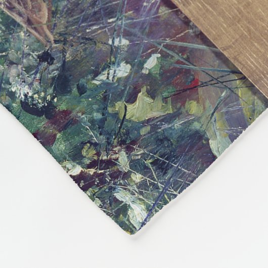 Vogelstudies, Bruno Liljefors Fleece Deken (Hoek)