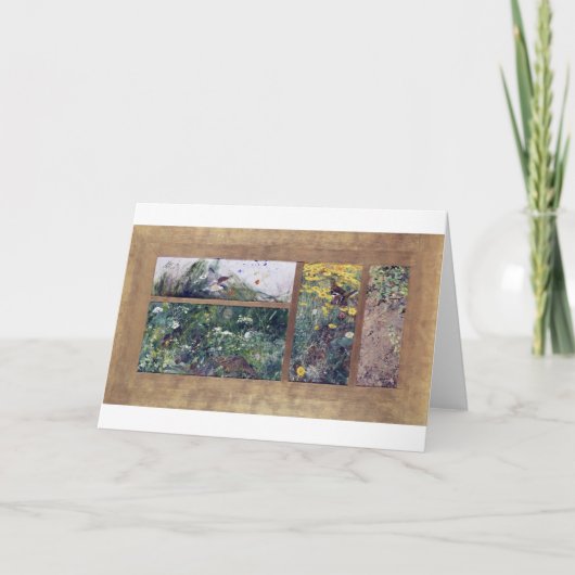 Vogelstudies, Bruno Liljefors Kaart (Voorkant)