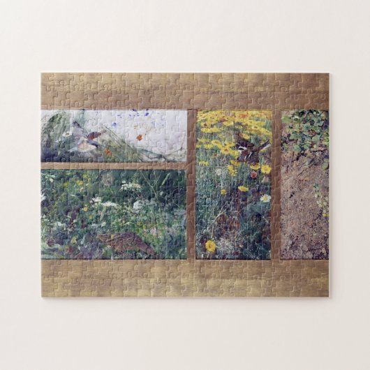 Vogelstudies, Bruno Liljefors Legpuzzel (Horizontaal)