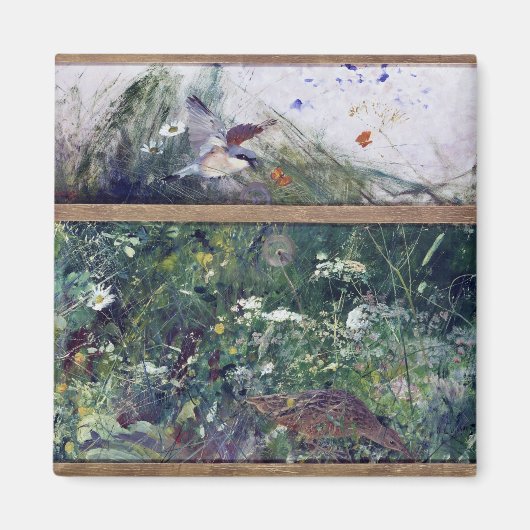 Vogelstudies, Bruno Liljefors Magneet (Voorkant)