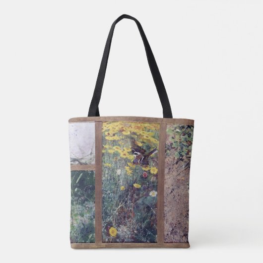 Vogelstudies, Bruno Liljefors Tote Bag (Achterkant)