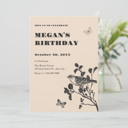  vogeltak kaart (Staand voorkant)