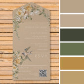  vogelTan QR-code All In One Uitnodiging