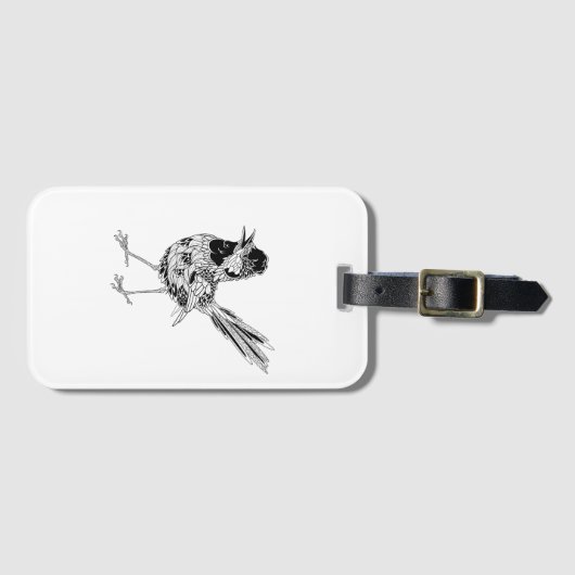VogelTattoo Bagagelabel (Voorkant (horizontaal))
