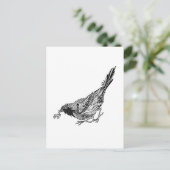 VogelTattoo Briefkaart (Staand voorkant)