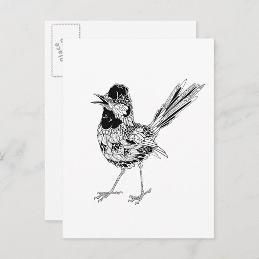 VogelTattoo Briefkaart (Voorkant / Achterkant)