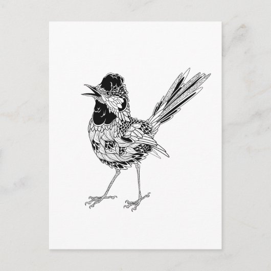 VogelTattoo Briefkaart (Voorkant)