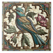 VogelTegels -  - Art Nouveau Tegeltje (Voorkant)