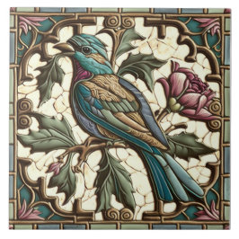 VogelTegels - - Art Nouveau Tegeltje