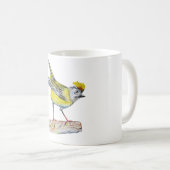 Vogeltekening klassieke witte Mok (Voorkant rechts)