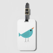 Vogeltje Bagagelabel (Voorkant (verticaal))