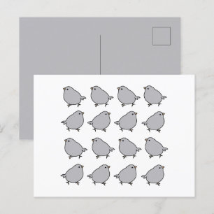 Vogeltje Briefkaart