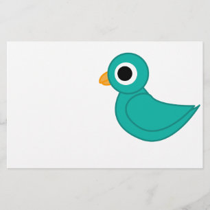 vogeltje briefpapier