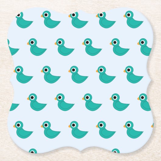 vogeltje kartonnen onderzetters (Voorkant)